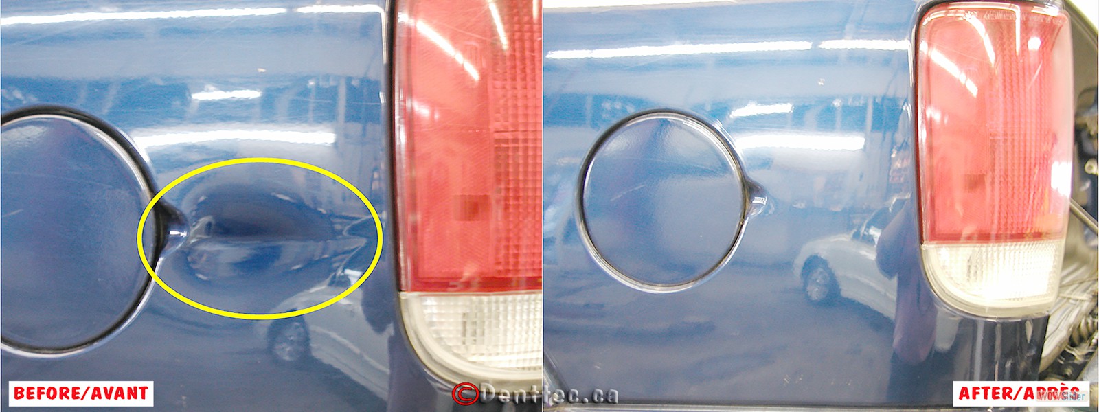 DentTec_15 Dent Gas Tank Blue Toyota Minivan