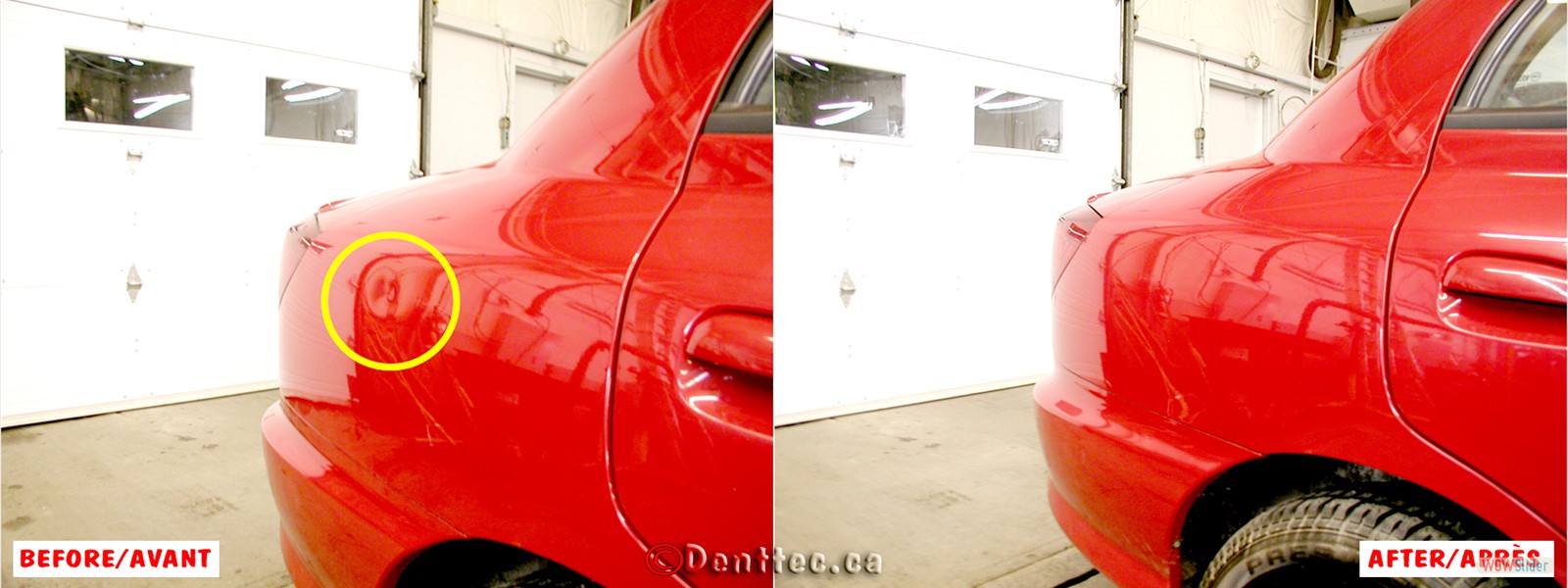 débosselage sans peinture Gatineau